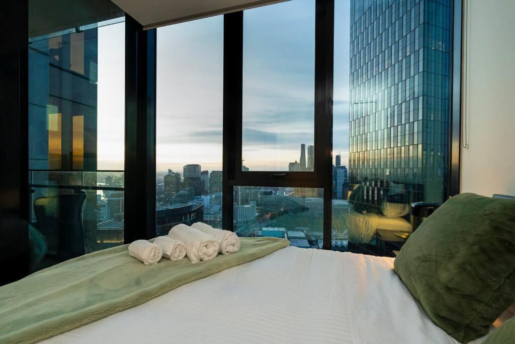 Luxe Haven - 42Nd Floor Panoramic City Views Мельбурн Экстерьер фото